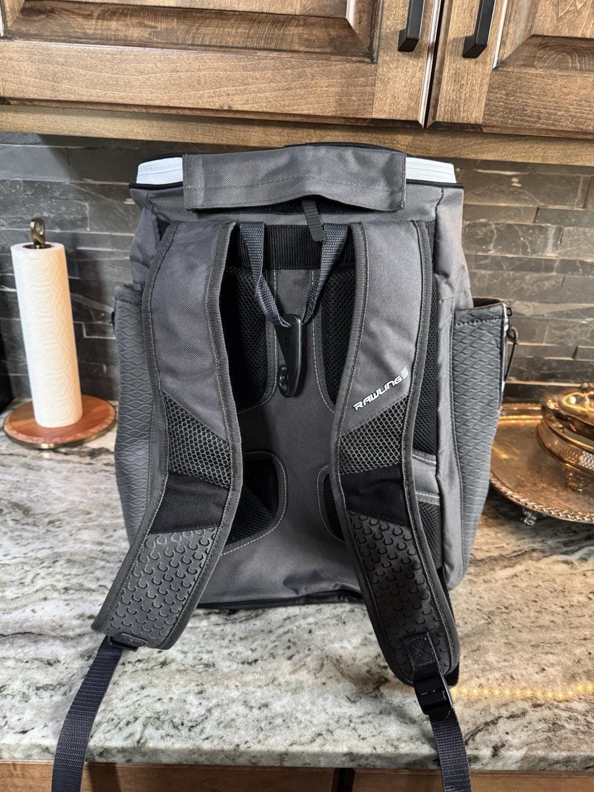 Used Rawlings THE MARK OF A PRO Baseball Player Backpack Royal Blue And Grey 11730-S000062884