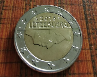 Moneda de 2 euros de Luxemburgo de 2016: el perfil de Su Alteza Real el Gran Duque Enrique