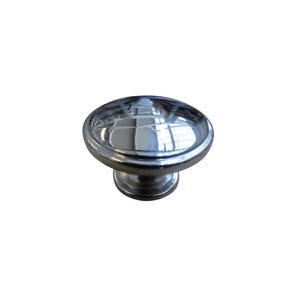 Oxford Round Cabinet Knob Polished Chrome 38mm Kitchen Furniture Cupboard Drawer Vintage Door Dresser Wardrobe Pull Handle