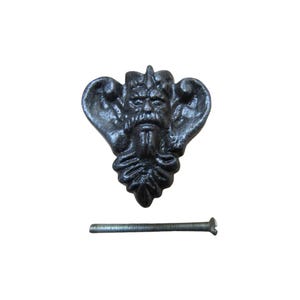 King Head Cabinet Knob 40mm Kitchen Furniture Cupboard Drawer Vintage Door Dresser Wardrobe Pull Handle