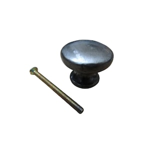 Shaker Cabinet Knob Antique Iron 35mm Kitchen Furniture Cupboard Drawer Vintage Door Dresser Wardrobe Pull Handle