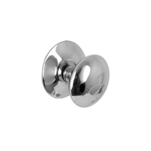 Victorian Cabinet Knob Polished Chrome 30mm