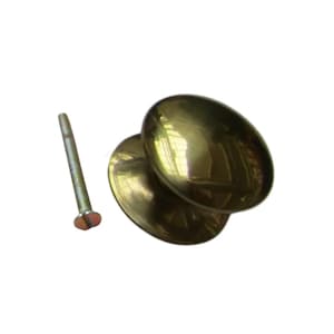 Victorian Cabinet Knob Polished Brass 25mm Kitchen Furniture Cupboard Drawer Vintage Door Dresser Wardrobe Pull Handle