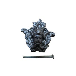 Queen Head Cabinet Knob 40mm Kitchen Furniture Cupboard Drawer Vintage Door Dresser Wardrobe Pull Handle