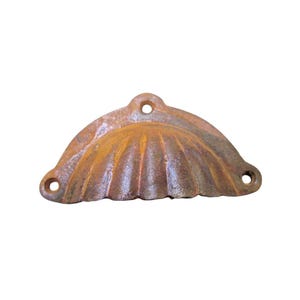 Maniglia scanalata con alette, maniglia per cassetti per mobili da cucina vintage color ruggine