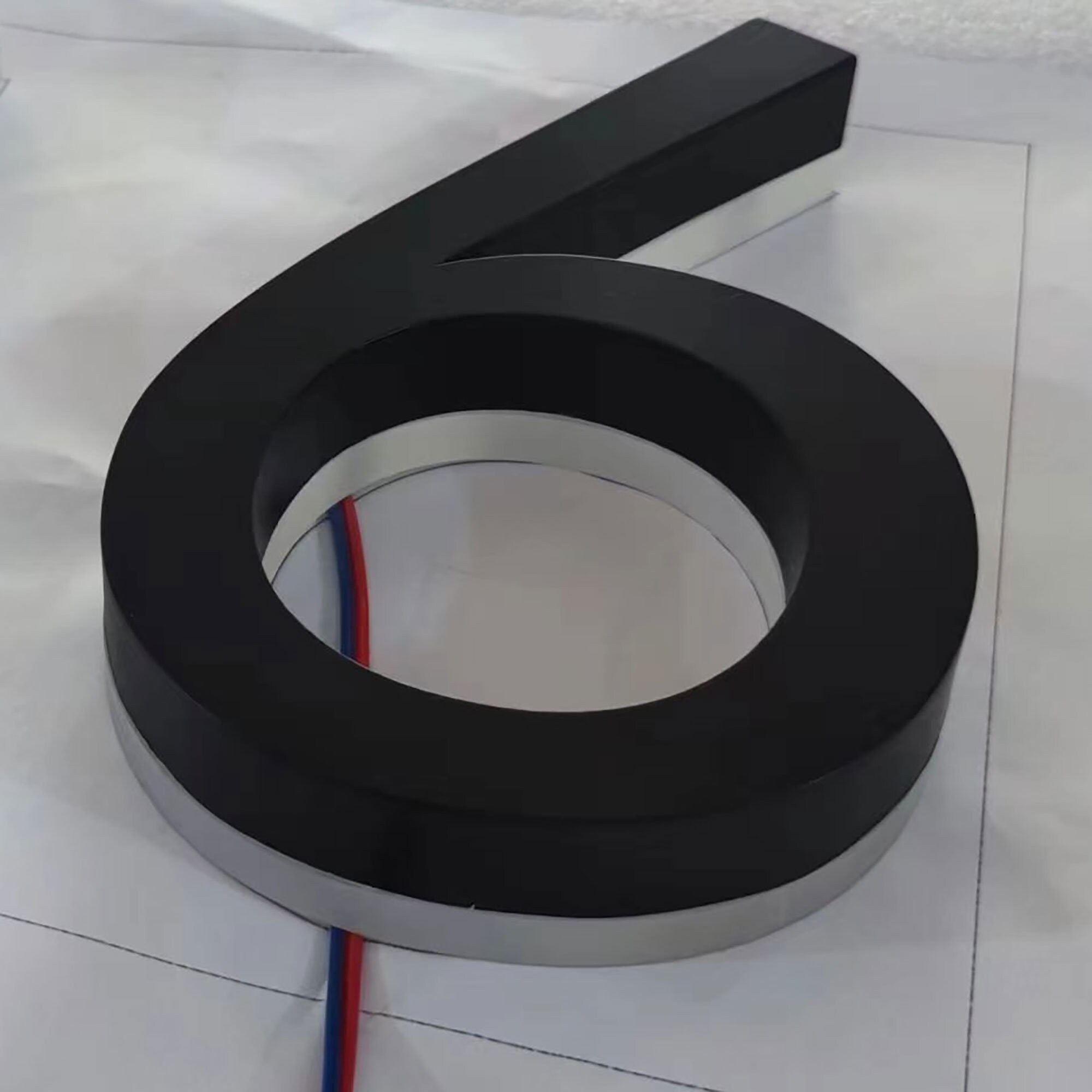 Led Acrylic Store Signs Business Hotel Room Numbers Backlit Channel ...