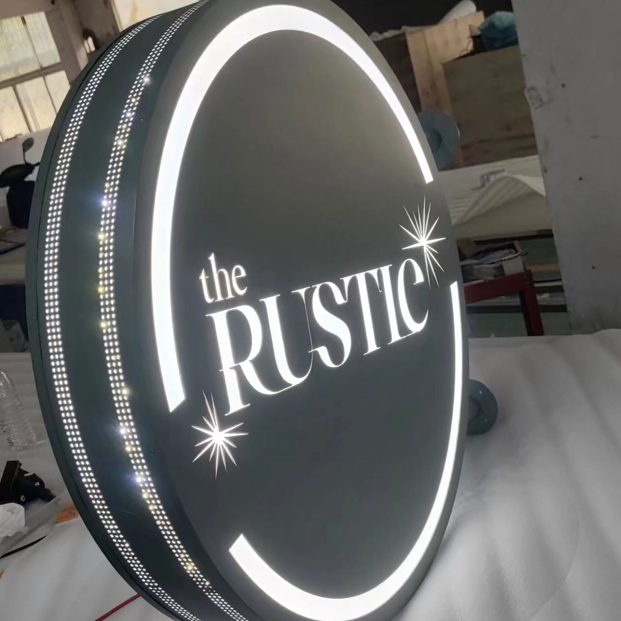 Double Sided Custom Sign, RGB LED Sign, Store Front Sign, Personalized ...