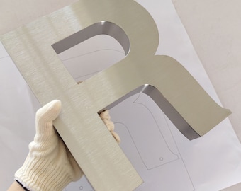Personalized 3D Metal Letter Signs | Custom Business Wall Decor | High-Quality Metal Letters | Stainless Steel Channel Letters