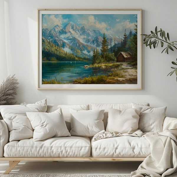 Mountain Landscapes, Nature Art, Tranquil Prints, Digital Downloads, Home Wall Art