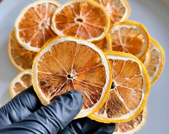 Dried Lemon Slices for Tea | Gin & Tonic Garnish | Organic Dehydrated Fruit UK