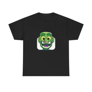 Camiseta con el gesto de risa de duende: divertida camiseta con meme de Clash Royale