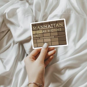 Manhattan SVU Vinyl Sticker | Law & Order SVU