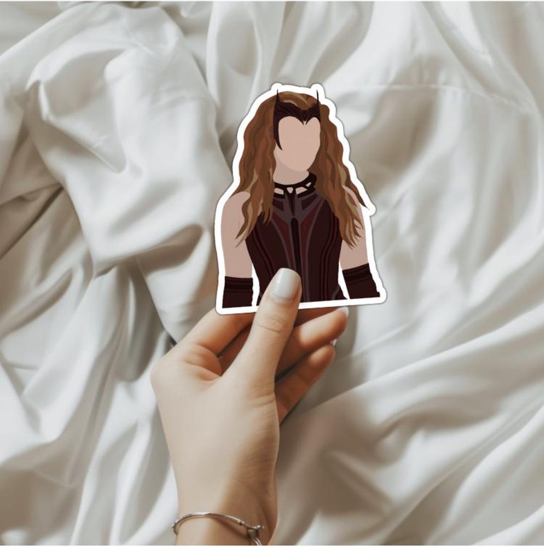Wanda Maximoff/scarlet Witch Vinyl Sticker | Marvel - Etsy