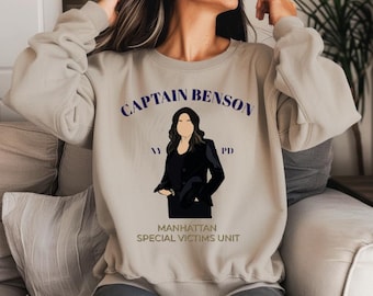 Sudadera unisex clásica de cuello redondo del Capitán Benson en Manhattan SVU