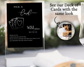 カードを選んで結婚式のゲストブックサイン トランプ ゲストブックサイン カードを選んで任意のカード ゲストブック結婚式のサイン トランプサインテンプレート
