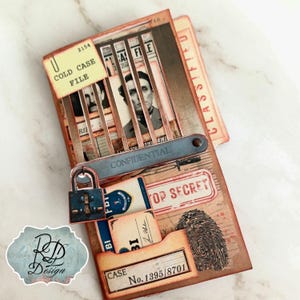 Dossier crime meurtre, meurtre mystérieux, pochette pour correspondance