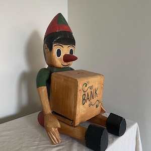 Children’s Pinocchio money bank