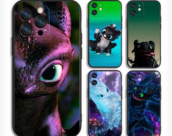 Dragon Night Flight and Firelight Protective Cases Fits iPhone, Samsung and Most Models – Soft and Durable Grip with Precise Cutouts