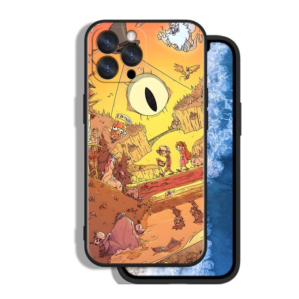 Cartoon Bill Cipher Triangle Power Protective Cases Fits Iphone ...
