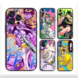 Anime japonais étuis pour iphone 13 14 15 16 Plus Pro Max & Samsung S25 S24 S23 A56 A36 A26 A55 A35 A25 A15 A54 A34 4G 5G