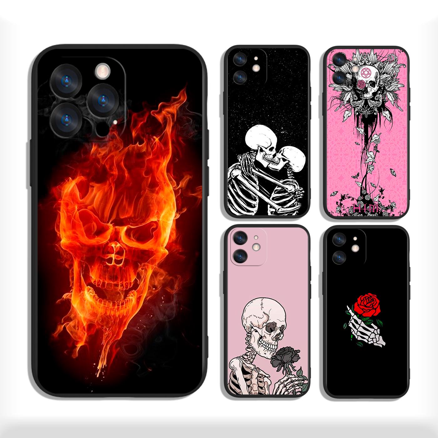 Premium Photo | Ghost Rider with flaming motorcycle Generative AI