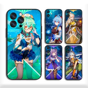 Japanska anime-manga-skal för iPhone 13 14 15 16 Plus Pro Max och Samsung S25 S24 S23 A56 A36 A26 A55 A35 A25 A15 A54 A34 4G 5G