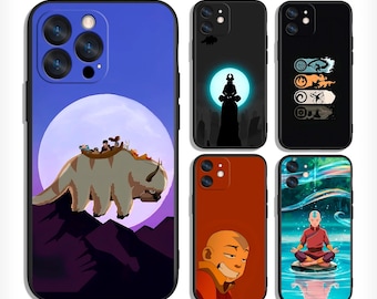 Japanese anime Four Nations Element Symbols Protective Cases Fits iPhone, Samsung and Most Models