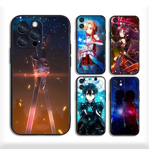 Custodie protettive SAO Anime per iPhone, Samsung e la maggior parte dei modelli. Impugnatura morbida e resistente con ritagli precisi.