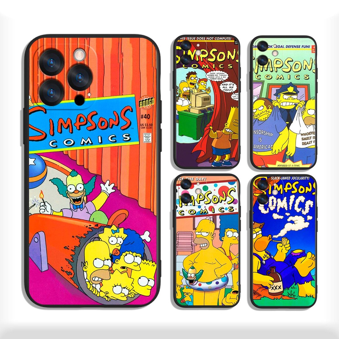 Simpsons Everyday Humor Protective Cases Fits Iphone, Samsung and Most ...
