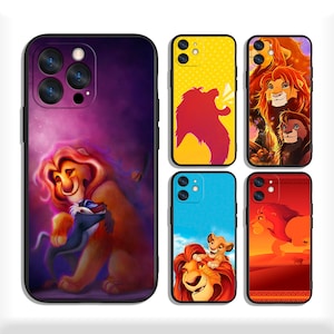 The Lion King Cases for iPhone 13 14 15 16 Plus Pro Max & Samsung S25 S24 S23 A56 A36 A26 A55 A35 A25 A15 A54 A34 4G 5G