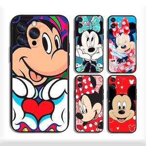 Custodie di Topolino per iPhone 13 14 15 16 Plus Pro Max e Samsung S25 S24 S23 A56 A36 A26 A55 A35 A25 A15 A54 A34 4G 5G