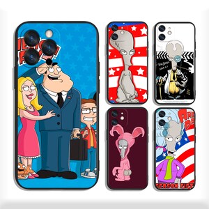 Custodie con cartoni animati americani per iPhone 13 14 15 16 Plus Pro Max e Samsung S25 S24 S23 A56 A36 A26 A55 A35 A25 A15 A54 A34 4G 5G