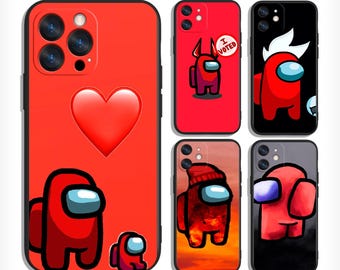Among Someone Sus in the Dark Protective Cases Fits iPhone, Samsung and Most Models – Soft and Durable Grip with Precise Cutouts