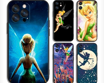 Fairy Tinker Bell Cases for iPhone 13 14 15 16 Plus Pro Max & Samsung S25 S24 S23 A56 A36 A26 A55 A35 A25 A15 A54 A34 4G 5G