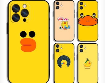 Kawaii Yellow Duck Energy Protective Cases Fits iPhone, Samsung and Most Models – Soft and Durable Grip with Precise Cutouts