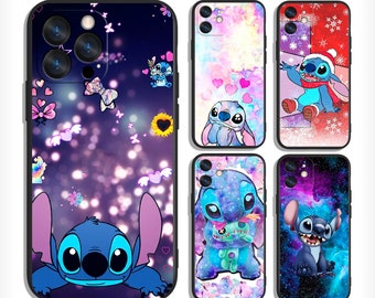 Stitch cartoon Cases for iPhone 13 14 15 16 Plus Pro Max & Samsung S25 S24 S23 A56 A36 A26 A55 A35 A25 A15 A54 A34 4G 5G