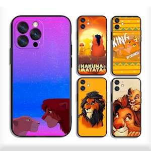 The Lion King Cases for iPhone 13 14 15 16 Plus Pro Max & Samsung S25 S24 S23 A56 A36 A26 A55 A35 A25 A15 A54 A34 4G 5G