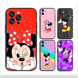 Custodie di Topolino per iPhone 13 14 15 16 Plus Pro Max e Samsung S25 S24 S23 A56 A36 A26 A55 A35 A25 A15 A54 A34 4G 5G