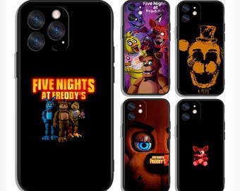 FNAF Creepy Pizza Arcade Monsters Protective Cases for iPhone, Samsung and Other Brands