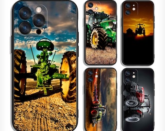 Rural Farm Power Tractor Vibe Cases for iPhone 13 14 15 16 Plus Pro Max & Samsung S25 S24 S23 A56 A36 A26 A55 A35 A25 A15 A54 A34 4G 5G