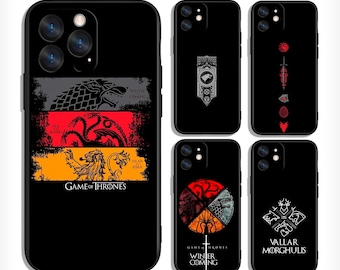 Fundas protectoras Dragons Above The Realm para iPhone, Samsung y otros modelos.
