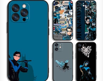 Masked Blue Winged Superhero Protective cases for iPhone Samsung and other models