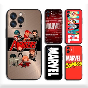 Avengers Superheroes Cases for iPhone 13 14 15 16 Plus Pro Max & Samsung S25 S24 S23 A56 A36 A26 A55 A35 A25 A15 A54 A34 4G 5G