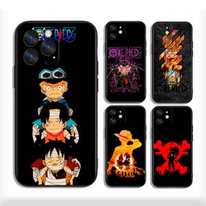 Anime Rubber Pirate Protective cases for iPhone Samsung and other models
