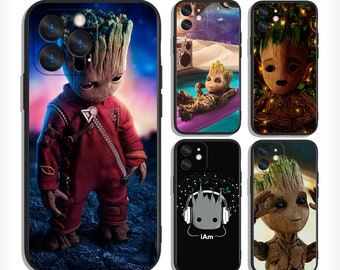 Groot Cases for iPhone 13 14 15 16 Plus Pro Max & Samsung S25 S24 S23 A56 A36 A26 A55 A35 A25 A15 A54 A34 4G 5G