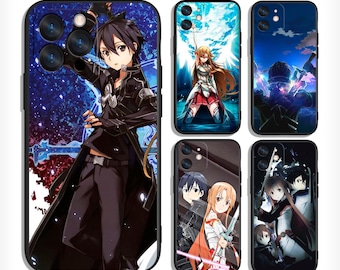 Japanese anime Two Swords and Silent Code Protective Cases for iPhone, Samsung and Most Models Soft and Durable Grip with Precise Cutouts