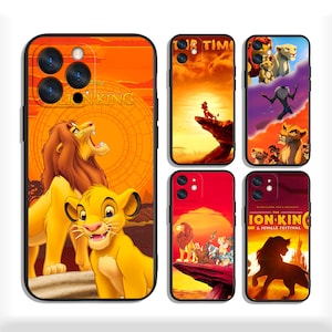 Lion King Cases for iPhone 13 14 15 16 Plus Pro Max & Samsung S25 S24 S23 A56 A36 A26 A55 A35 A25 A15 A54 A34 4G 5G
