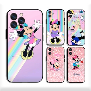 Custodie di Topolino per iPhone 13 14 15 16 Plus Pro Max e Samsung S25 S24 S23 A56 A36 A26 A55 A35 A25 A15 A54 A34 4G 5G