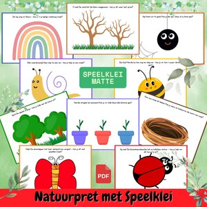 Nature Playdough Mats: Fine Motor Skills Activity (Digital PDF Download