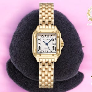 Minimalist Square Face Watch | Elegant Women’s Quartz Wristwatch | Stylish Casual Accessories | Classic & Trendy Jewelry